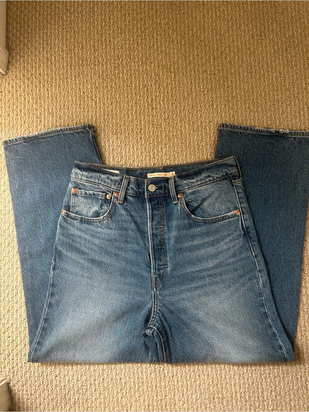 Levi's Jeans - Blue Ribcage straight - Picture 12 of 15